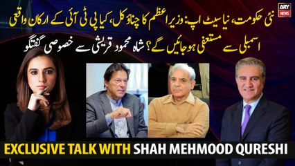 Will PTI members really resign from assembly? Exclusive Interview with Shah Mehmood Qureshi