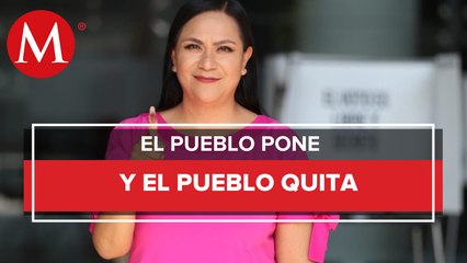 Secretaria de Bienestar vota en consulta de revocación de mandato