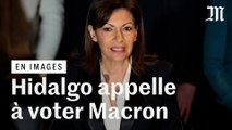 Anne Hidalgo appelle à un « vote de responsabilité » pour Emmanuel Macron au second tour