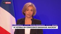 Valérie Pécresse : «Je voterai en conscience Emmanuel Macron pour empêcher l'arrivée au pouvoir de Marine Le Pen»