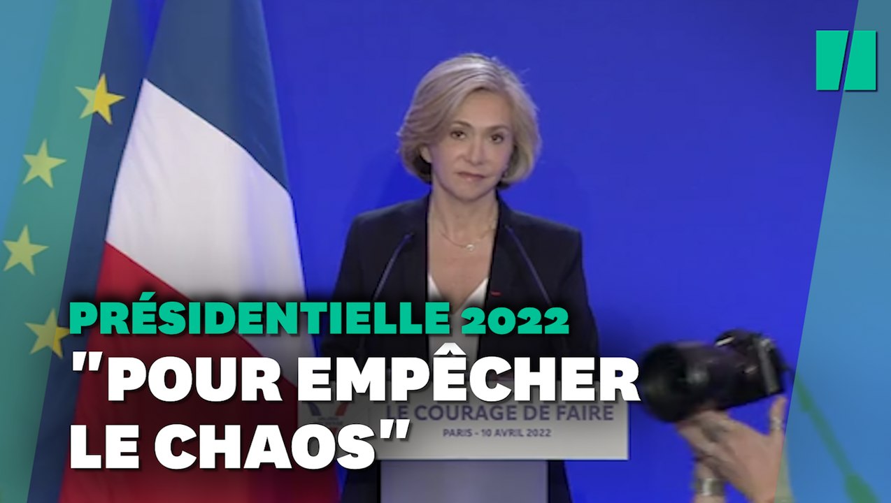Valérie Pécresse appelle à voter pour Emmanuel Macron face à Marine Le Pen