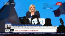 Déclaration de Marine Le Pen après les résultats du 1er tour