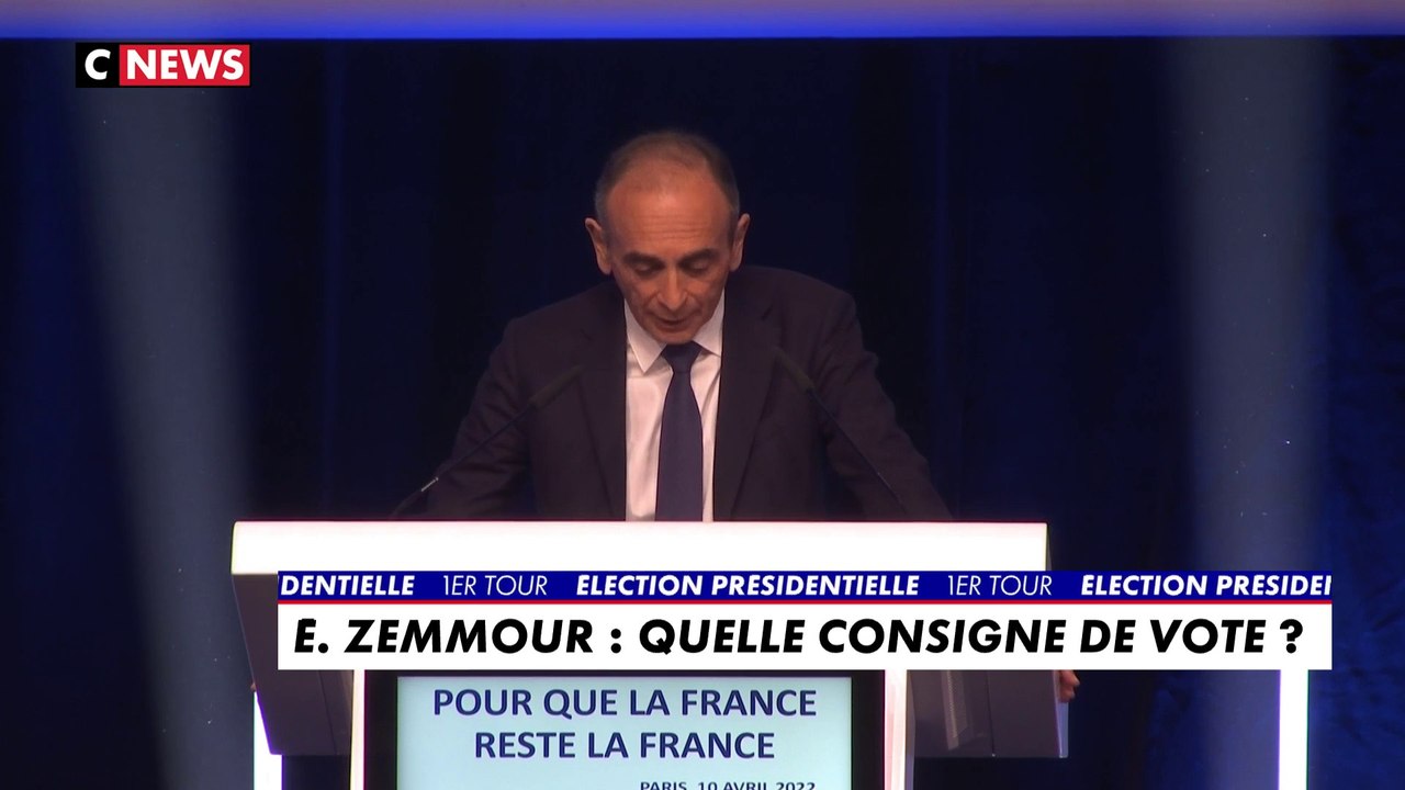 Éric Zemmour : «Le fait que vous ayez été 2 millions à soutenir un homme parti de rien, qui n'était pas un politicien, montre que mon message a été entendu»