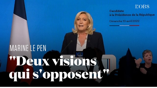 Marine Le Pen appelle ceux qui n’ont pas voté pour Emmanuel Macron à « la rejoindre »
