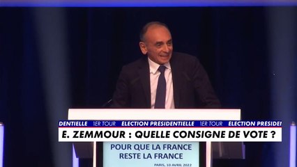 Eric Zemmour : " Je continuerai de défendre la France et nos idées"