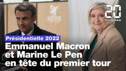 Download Video: Présidentielle 2022: Emmanuel Macron et Marine Le Pen en tête du premier tour