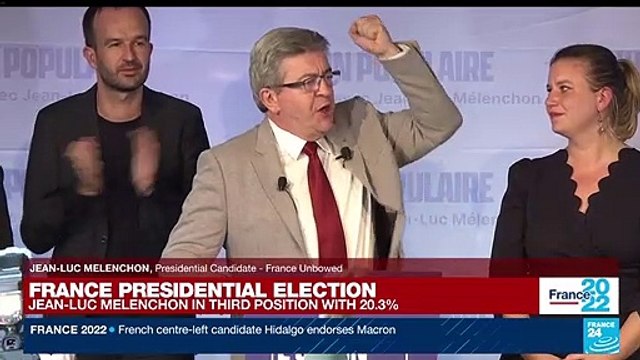REPLAY: French far-left candidate Melenchon urges supporters not to vote Le Pen