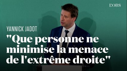 下载视频: Yannick Jadot appelle à voter Macron pour faire barrage à l'extrême droite