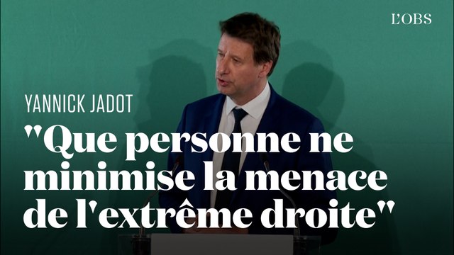 Yannick Jadot appelle à voter Macron pour faire barrage à l'extrême droite