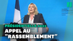 Présidentielle 2022: Le Pen appelle au "rassemblement" contre Macron