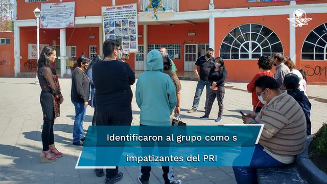 Impiden votación por revocación de mandato en 8 casillas de San Salvador Atenco