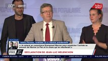 « Il ne faut pas donner une seule voix à Madame Le Pen », déclare Jean-Luc Mélenchon