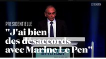 Zemmour appelle ses électeurs à voter pour Marine Le Pen, malgré les 