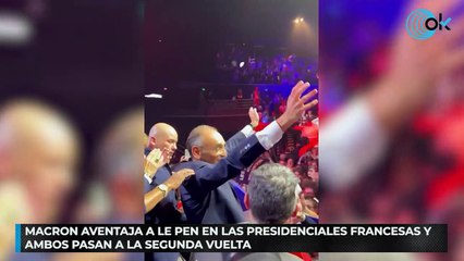 Macron aventaja en cinco puntos a Le Pen y se disputarán la Presidencia en la segunda vuelta