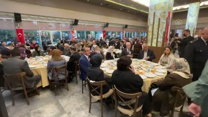 Şehit aileleri ve gaziler iftarda buluştu