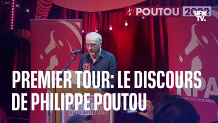 Download Video: Présidentielle: le discours de Philippe Poutou à l'issue du premier tour