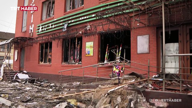 TRT Haber Rus askerlerinin çekildiği bölgelerde