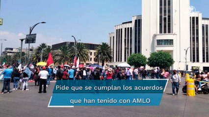 En día de revocación de mandato, CNTE marcha para exigir que AMLO cumpla sus acuerdos