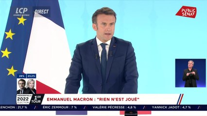 Emmanuel Macron : « Rien n’est joué »