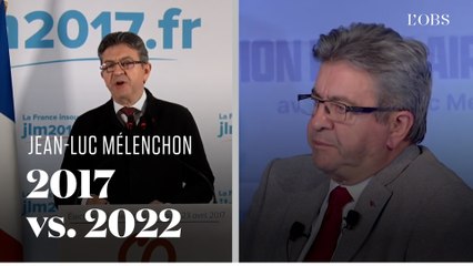 On a comparé le discours de défaite Mélenchon à celui de 2017