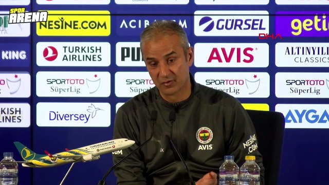 Fenerbahçe'de teknik direktör İsmail Kartal, maç sonunda açıklamalarda bulundu