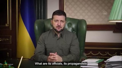 Zelenskiy: "Rusya, Ukrayna'ya yönelik siyasetinin yanlış olduğunu kabul etmeye korkuyor"