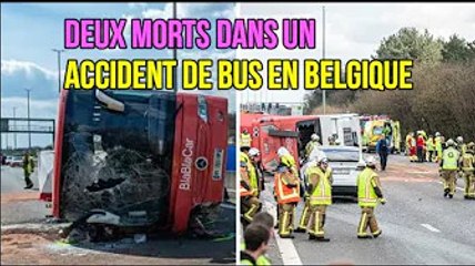 Deux morts dans un accident de bus en Belgique