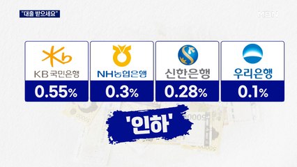 시중 금리 오르지만 '손님 없는' 은행들은 대출 세일 중