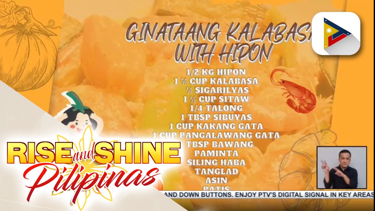 SARAP PINOY | Ginataang kalabasa with hipon