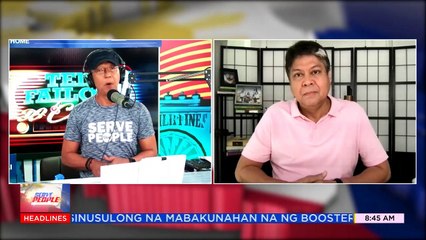 Vice presidential candidate Sen. Kiko Pangilinan