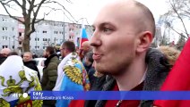 Manifestantes pró-Rússia se reúnem na Alemanha