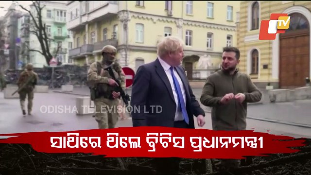 Boris Johnson Visits Ukraine To Pledge UK's Unwavering Support