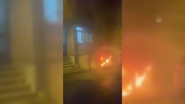 Son dakika haber: Fatih'te 5 katlı binada çıkan yangın söndürüldü