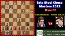 _ Champion of Tata Steel Chess Masters 2022 _ Caruana - Carlsen _ Round 12Sicilian - Rossolimo
