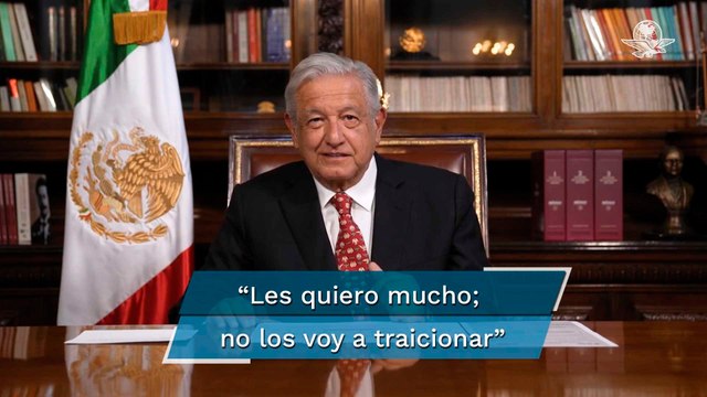 Me quedo ; AMLO celebra resultados de la revocación de mandato