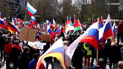 La población rusa en Alemania protesta contra la discriminación desde que inició la guerra