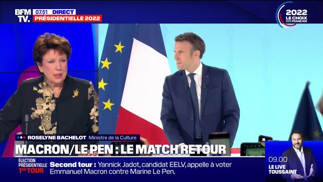 Roselyne Bachelot: Emmanuel Macron va faire une campagne de deuxième tour extrêmement différente