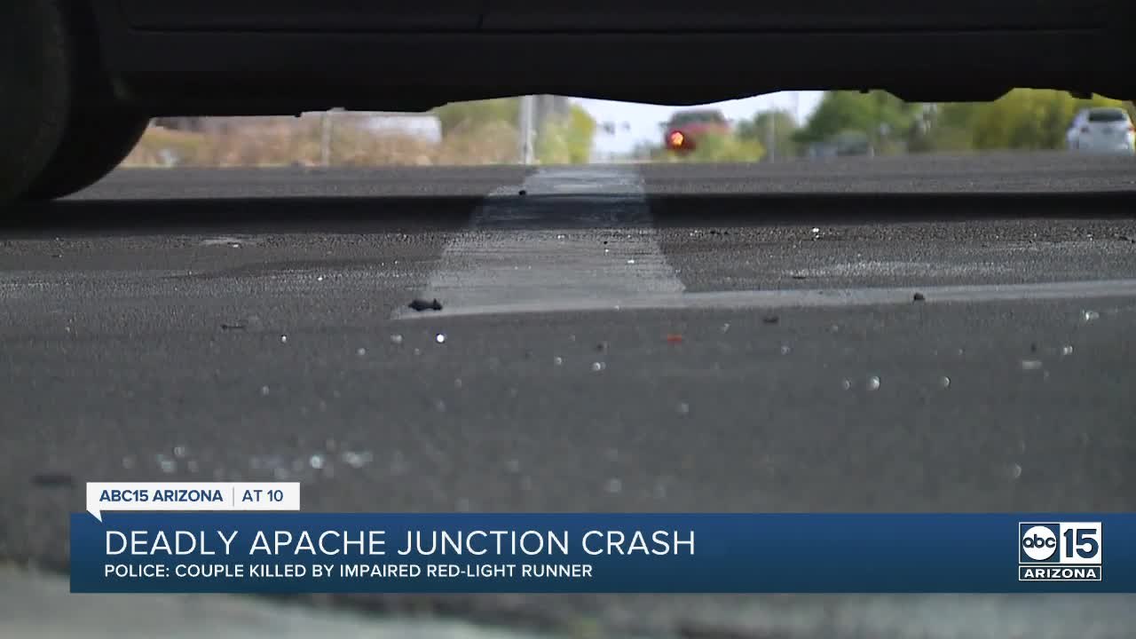 Red-light runner believed to be impaired, killi...