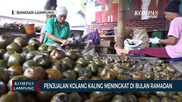 Penjualan Kolang Kaling Meningkat di Bulan Ramadan