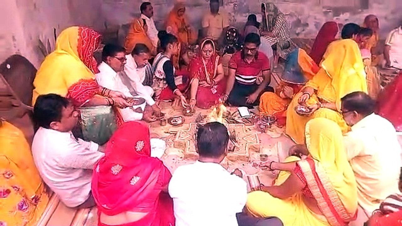 पंच कुंडीय महायज्ञ की पूर्णाहुति