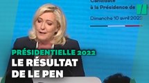 Résultats de Marine Le Pen: la candidate RN deuxième et qualifiée