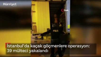 İstanbul’da kaçak göçmenlere operasyon: 39 mülteci yakalandı
