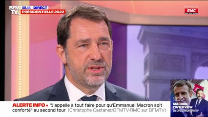Christophe Castaner appelle "à tout faire pour qu'Emmanuel Macron soit conforté" au second tour
