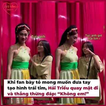 Hải Triều ghi điểm dù từ chối khi fan đề nghị chụp kiểu ảnh tình cảm | Điện Ảnh Net