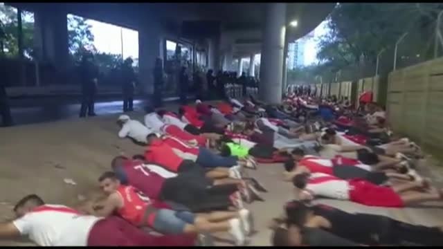 Detenidos más de 250 ultras del River Plate en Buenos Aires