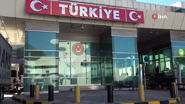 Sarp Sınır Kapısında tır kuyruğu
