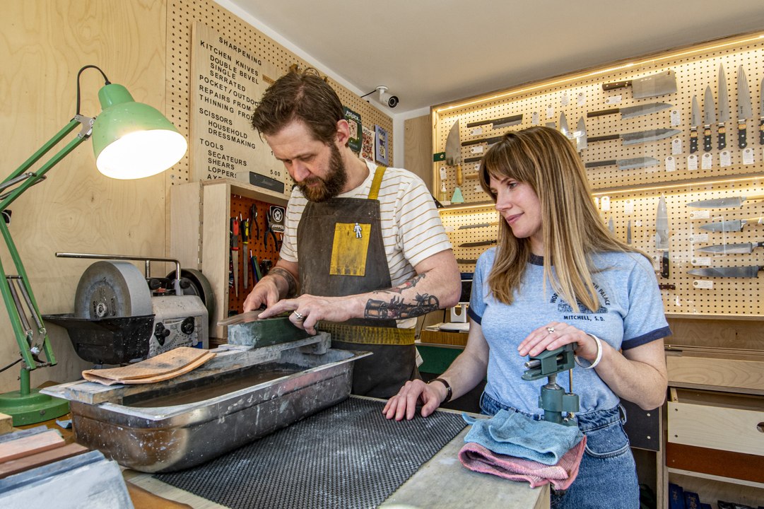 Community Cutlery in Ilkley is looking to bring knife sharpening back