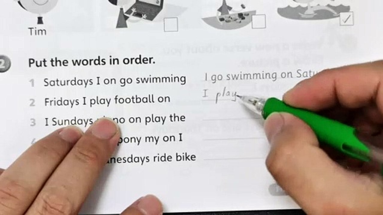 Year 2 Super Minds Workbook Answer Page 59Unit 5 Free timeFree time activities