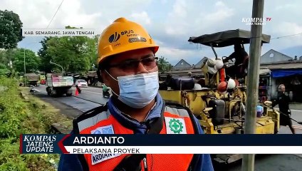 Jelang Arus Mudik, Perbaikan Jalan Semarang-Solo Dikebut