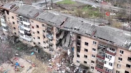 Kiev'e bağlı Gorenka köyü harabeye döndü